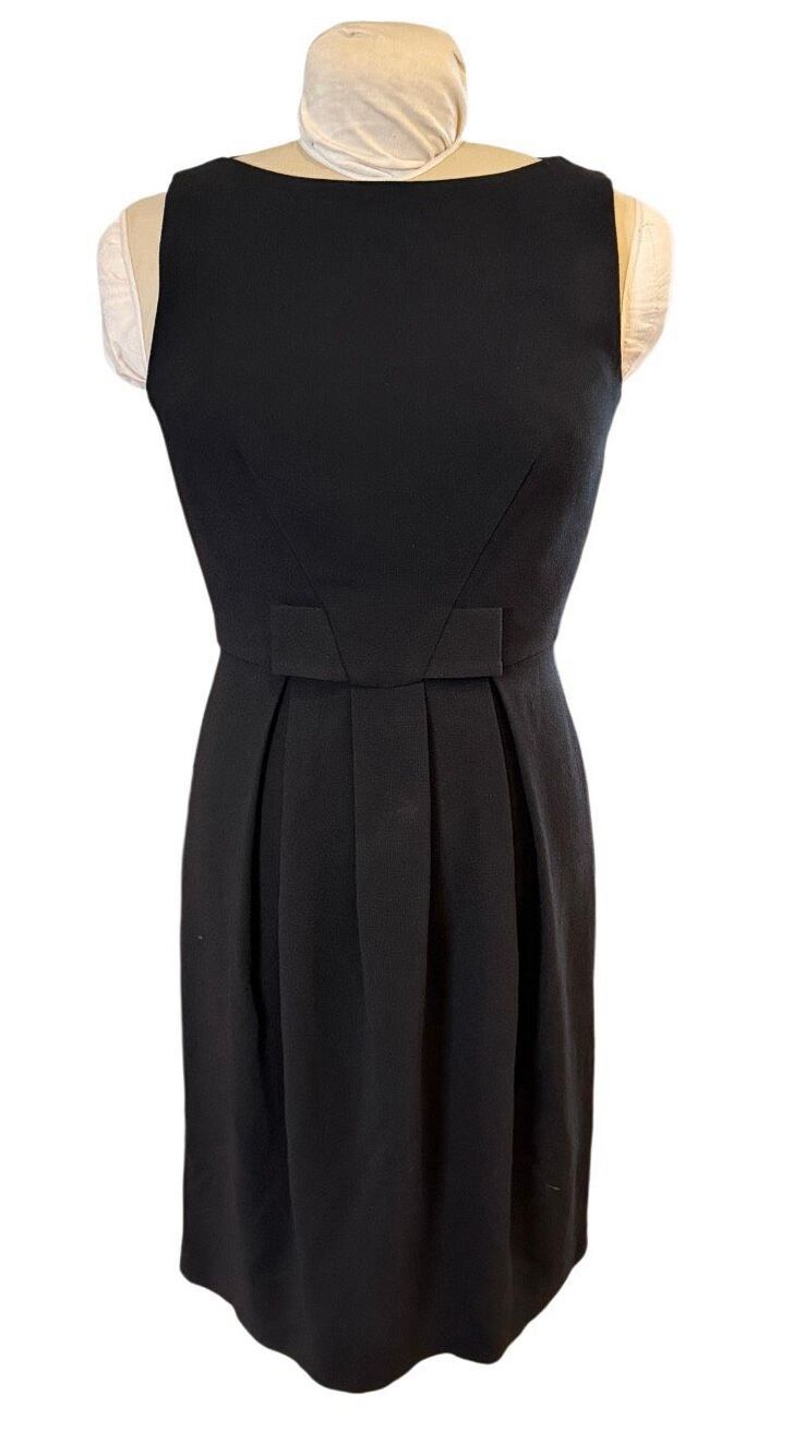 Suzi Chin for Maggy Boutique “Jackie O” Style Cocktail Dress Black Sz. 8
